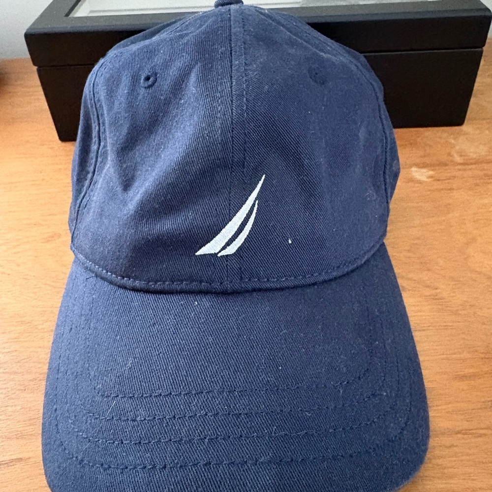 Nautica Navy and Yellow Cap